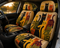 Whimsical Cat Family Car Seat Covers - Colorful Gift for Cat Moms, Cat Lovers & Pet Owners