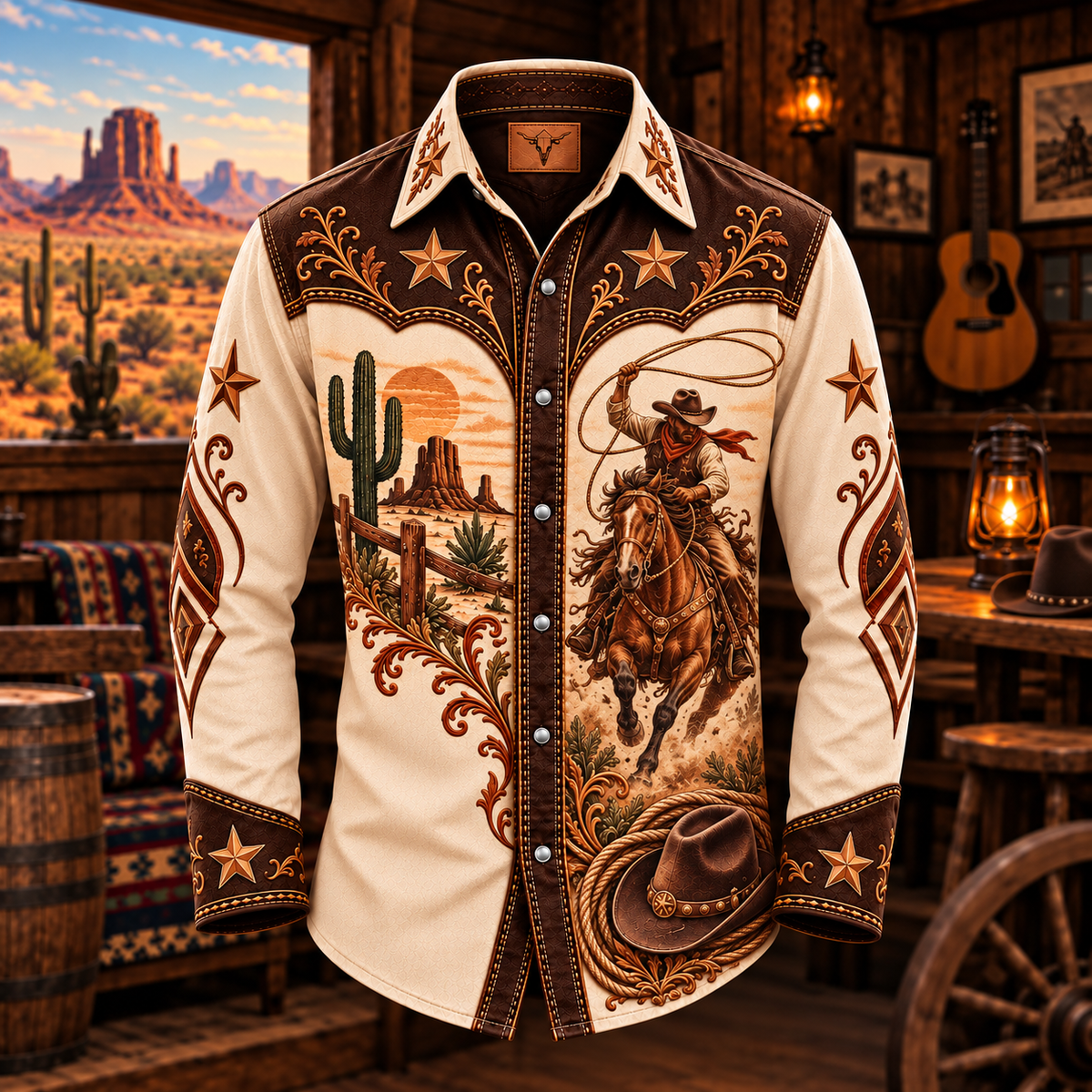 Western Cowboy Shirt – Gift for Cowboy and Country Music Lovers