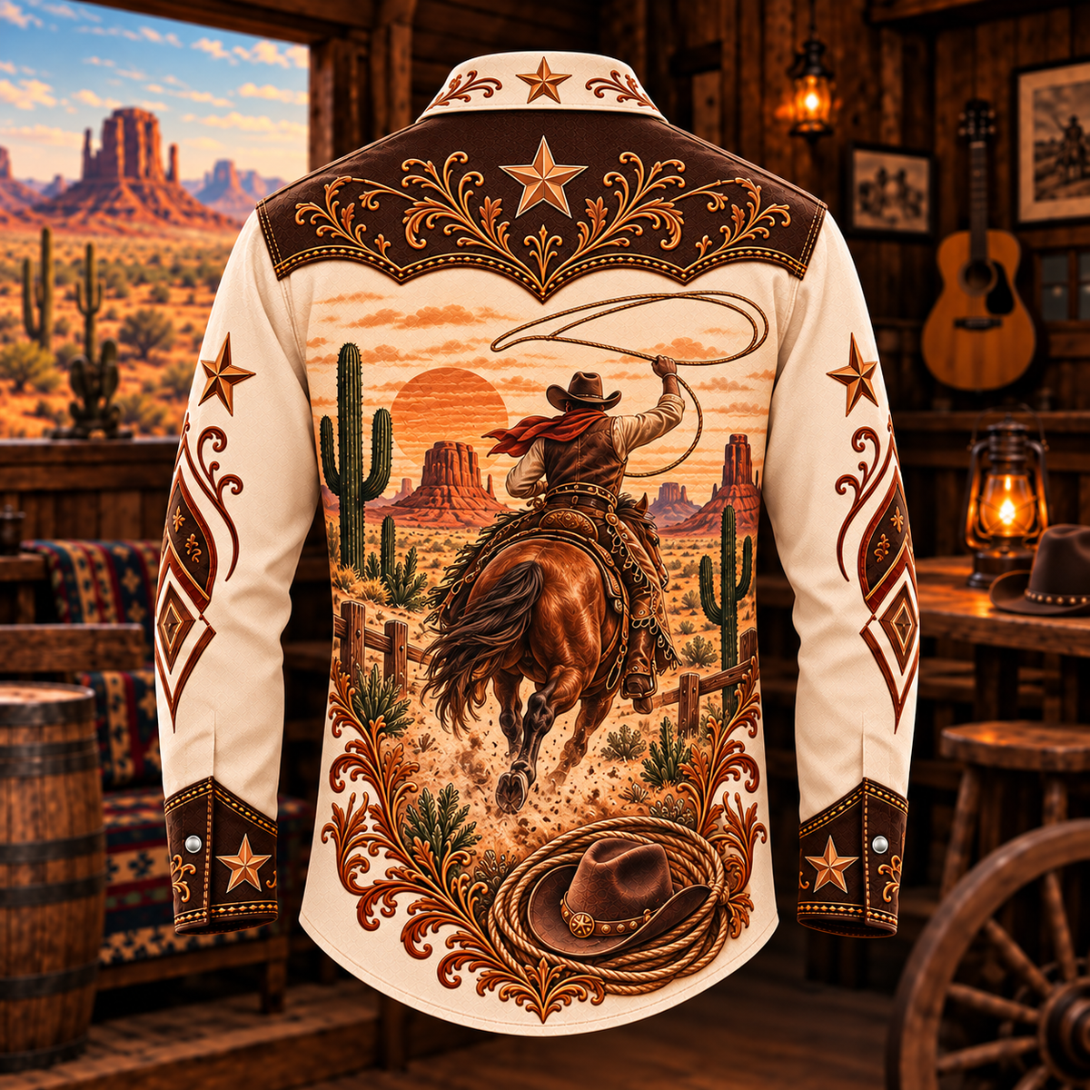 Western Cowboy Shirt – Gift for Cowboy and Country Music Lovers