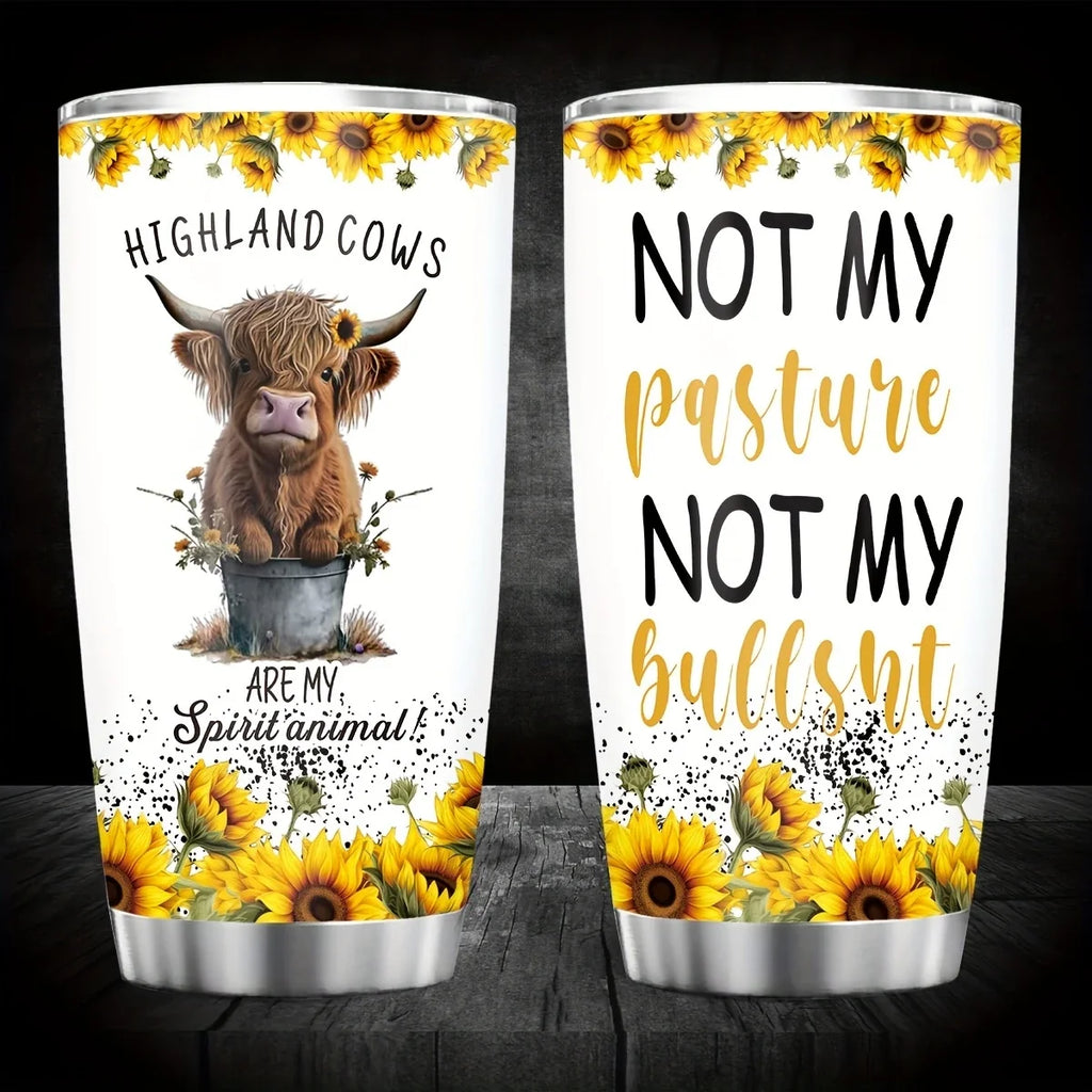 Highland Cow Tumbler - Funny Gift For Cow Lovers