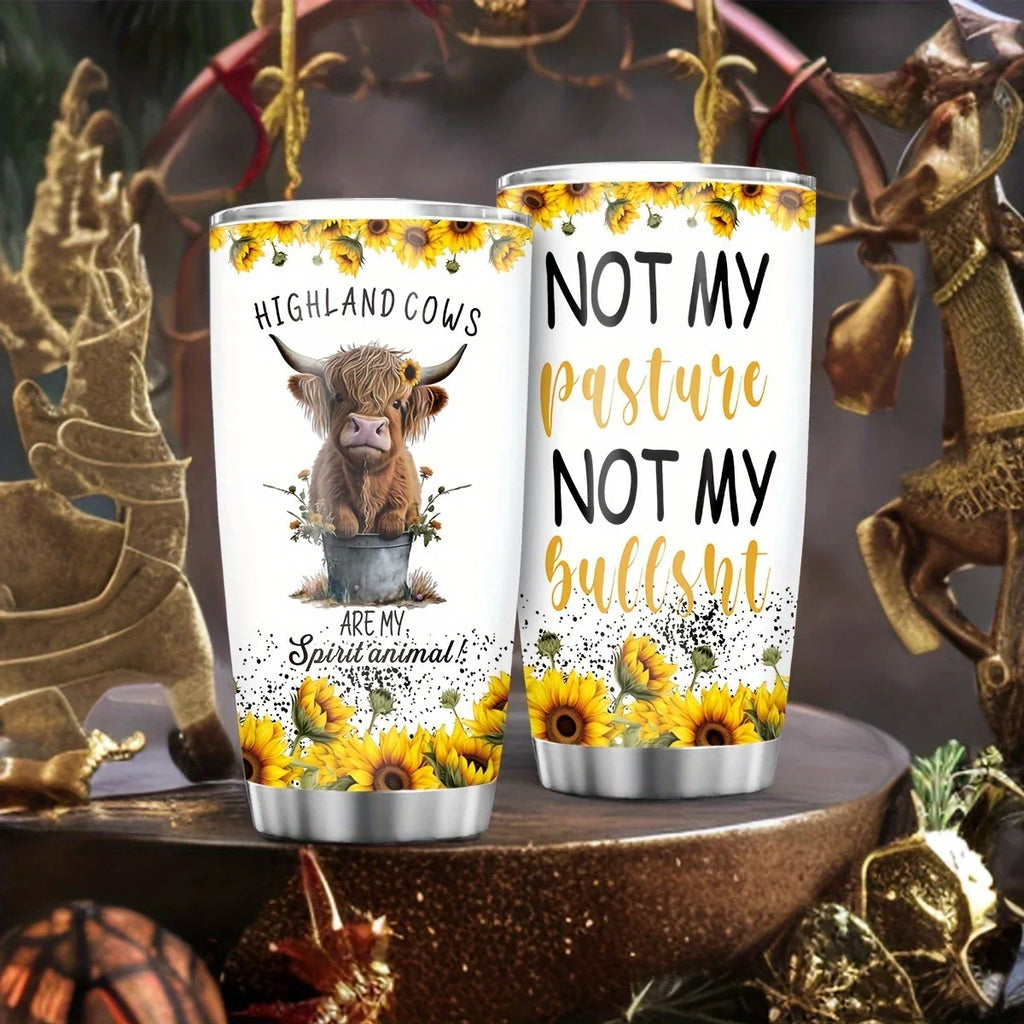 Highland Cow Tumbler - Funny Gift For Cow Lovers