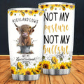 Highland Cow Tumbler - Funny Gift For Cow Lovers