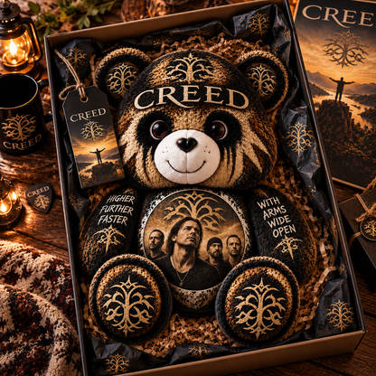 Creed Custom Shaped Bear Pillow – Unique Gift for Classic Music Lovers