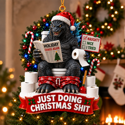 Christmas Chaos Giant Monster Christmas Ornament