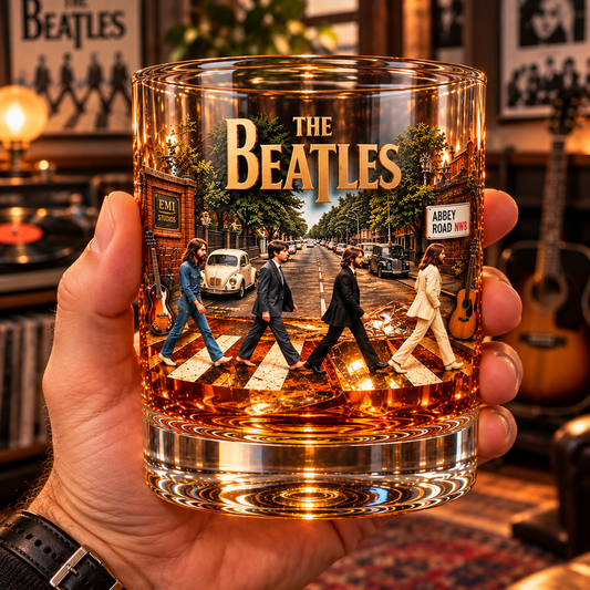 The Beatles Abbey Road – Classic Rock Inspired Whiskey Glass