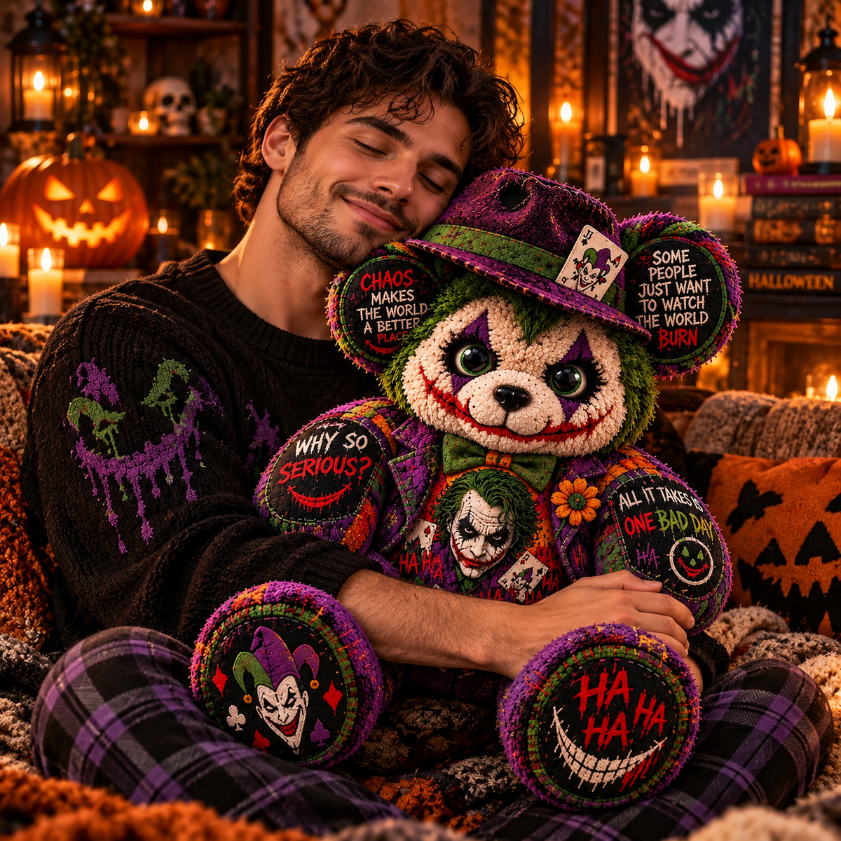 Why So Serious - Joker Custom Shape Pillow