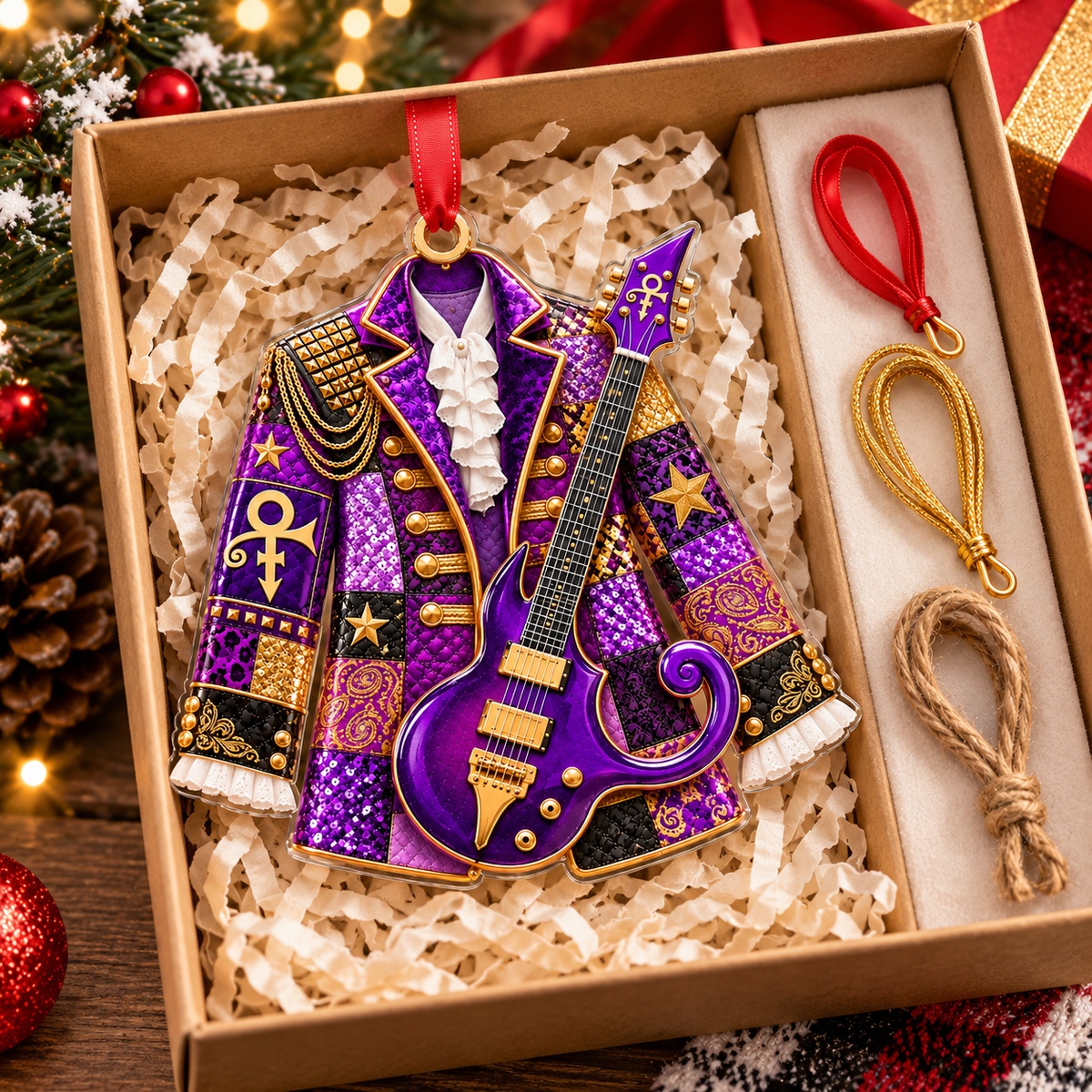 Prince Christmas Ornament -  Classic Music Legend Gift