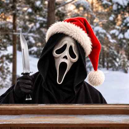 Creepy Christmas Window Decal