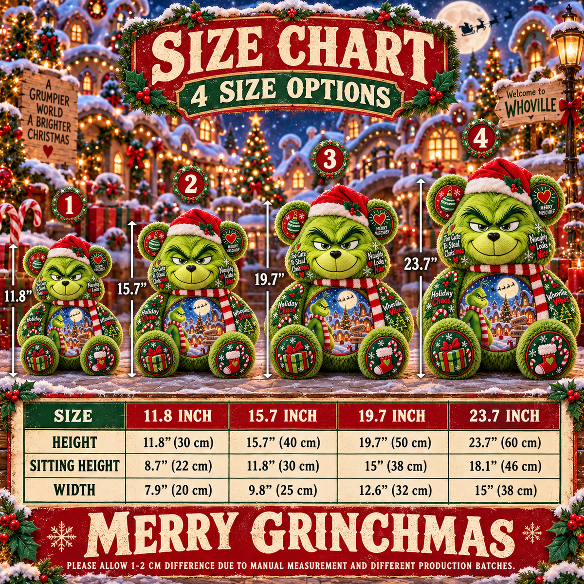 Grinch Christmas Custom Shape Pillow 2 – Gift for Grinch Lovers