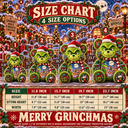 Grinch Christmas Custom Shape Pillow 2 – Gift for Grinch Lovers