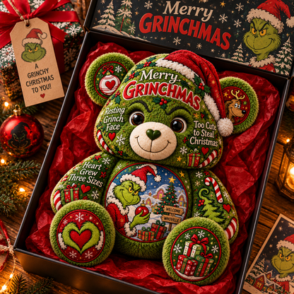 Grinch Christmas Custom Shape Pillow – Gift for Grinch Lovers
