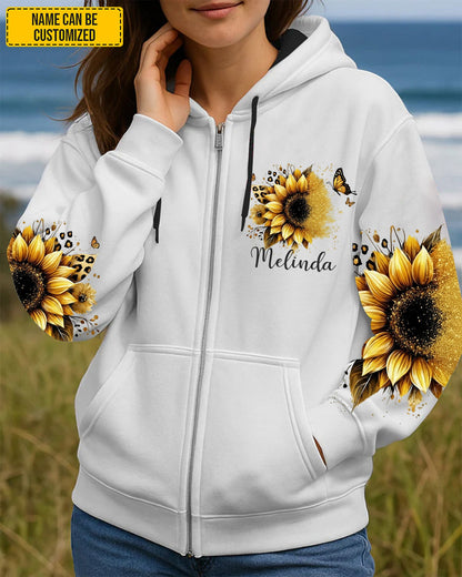 Sunflower Inspirational - Personalized Sunflower All Over Print Shirt