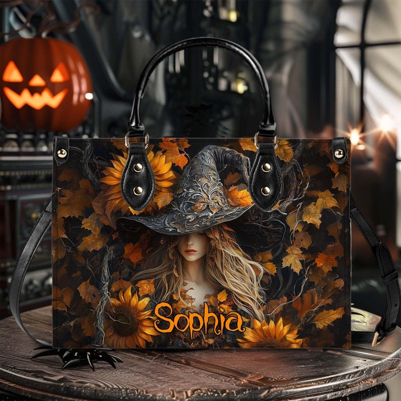 Personalized Mystic Charm Leather Handbag