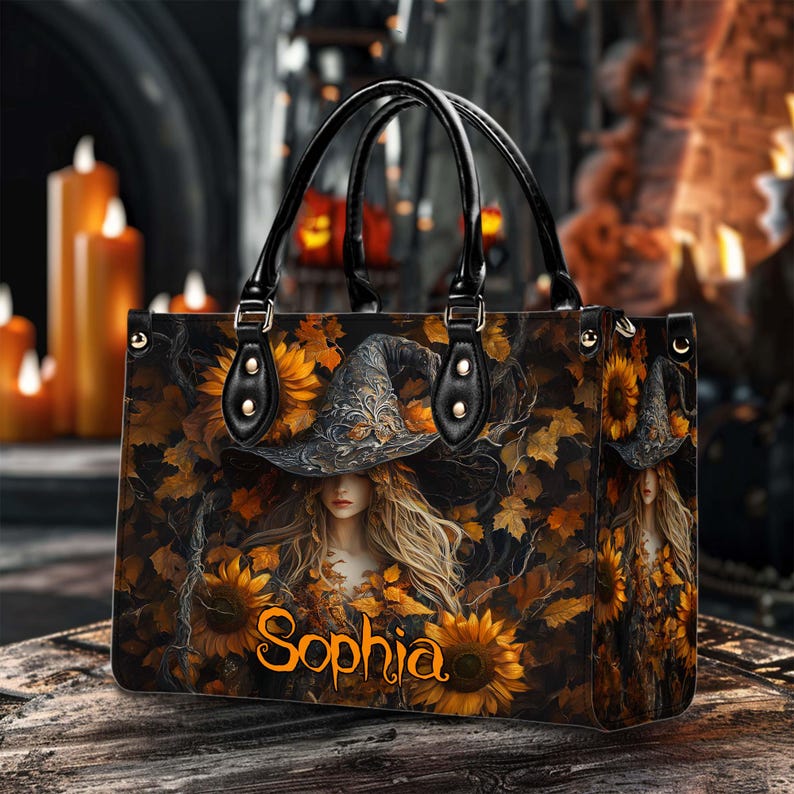 Personalized Mystic Charm Leather Handbag