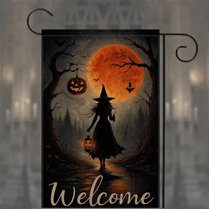 Mystery Witch - Witch Garden Flag, House Flag