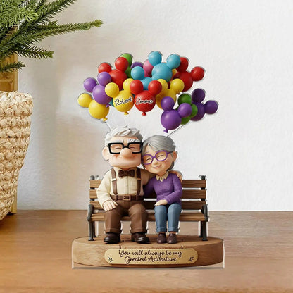 Old Couple – Personalized Couple Acrylic Plaque