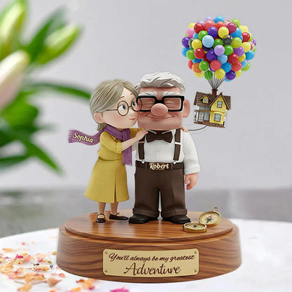 Old Couple Acylic Plaque - Personalized Couple Acrylic Plaque