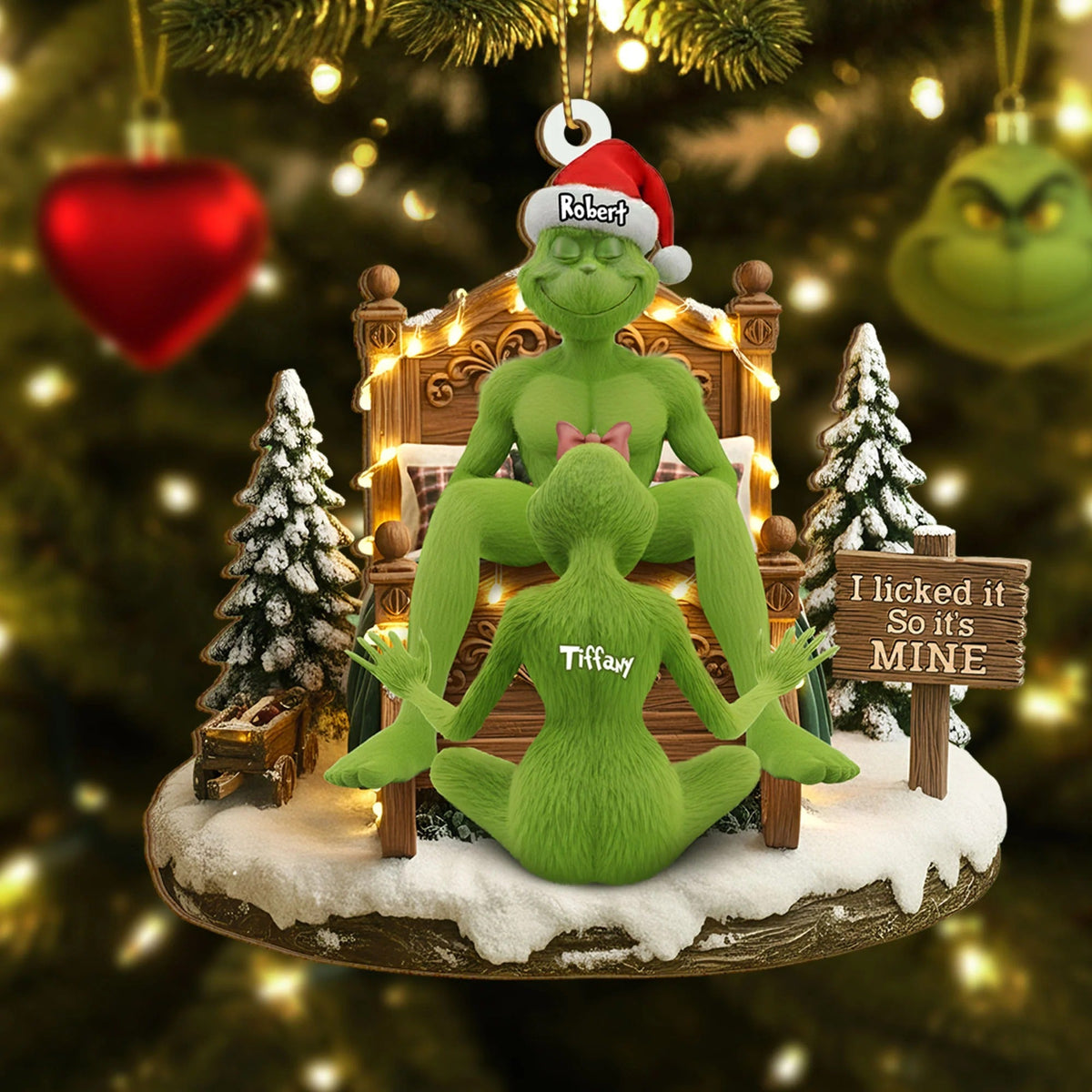 Couple Ornament Christmas - Personalized Christmas Gifts