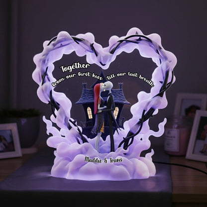 Personalized Gifts For Couple Custom Shape Acrylic Light Box