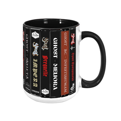 Ghost Albums Cassette Collection Retro Accent Mug