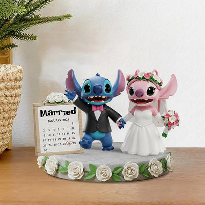 Personalized Cute Couple Custom Shaped Acrylic Plaque