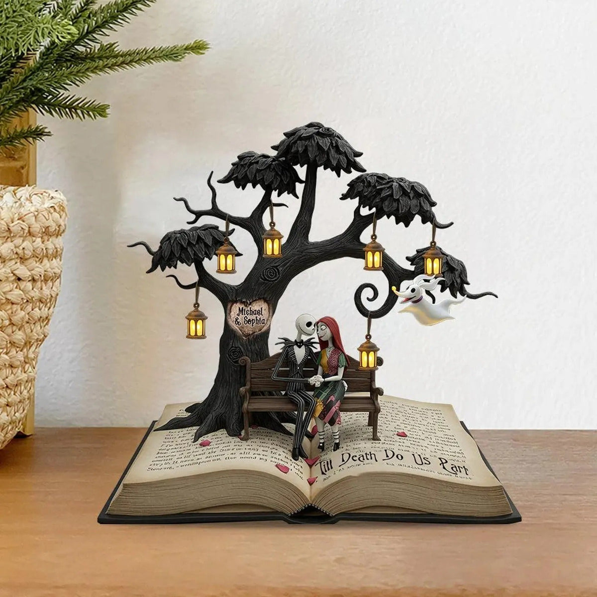 Personalized Scary Couple Custom Shaped Acrylic Plaque