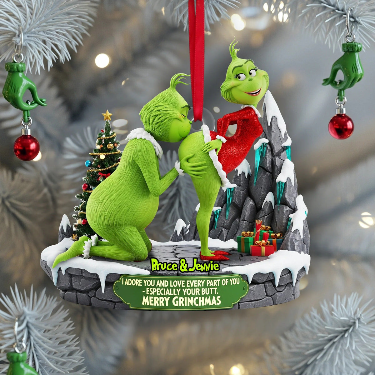 Couple Ornament Christmas - Personalized Christmas Gifts