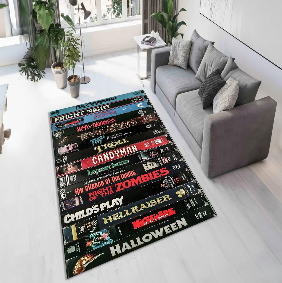 Retro Halloween Vibes Area Rug