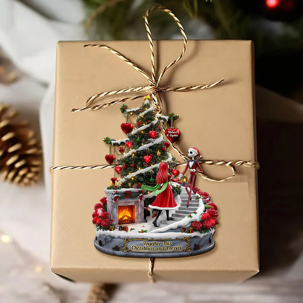 Forever Spooky Couple Ornament - Personalized Gifts For Couple Ornament
