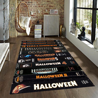 Retro Halloween Vibes Area Rug