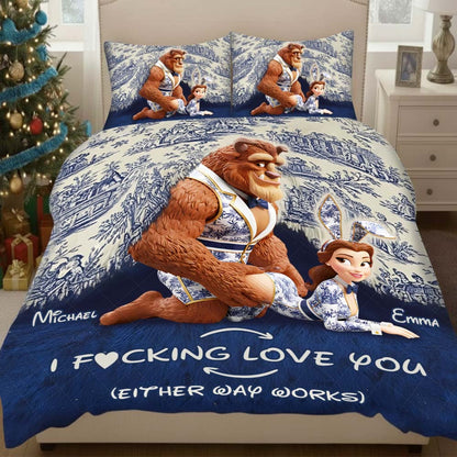 Couple Bedding Set - Personalized Couple Bedding Set