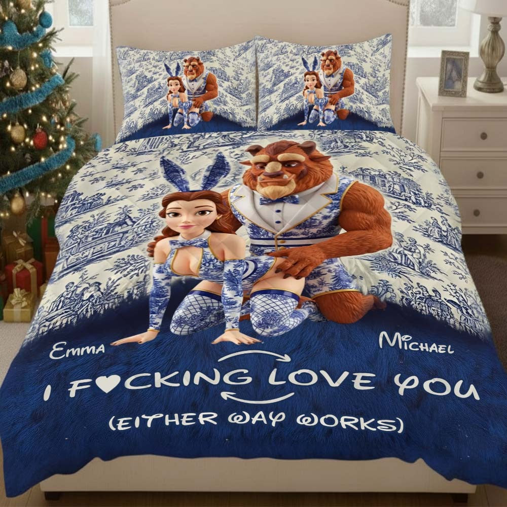 Couple Bedding Set - Personalized Couple Bedding Set