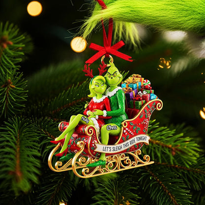 Personalized Gifts For Couple Christmas Ornament