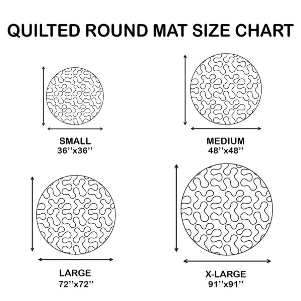 Beautiful Sea Turtle Round Mat