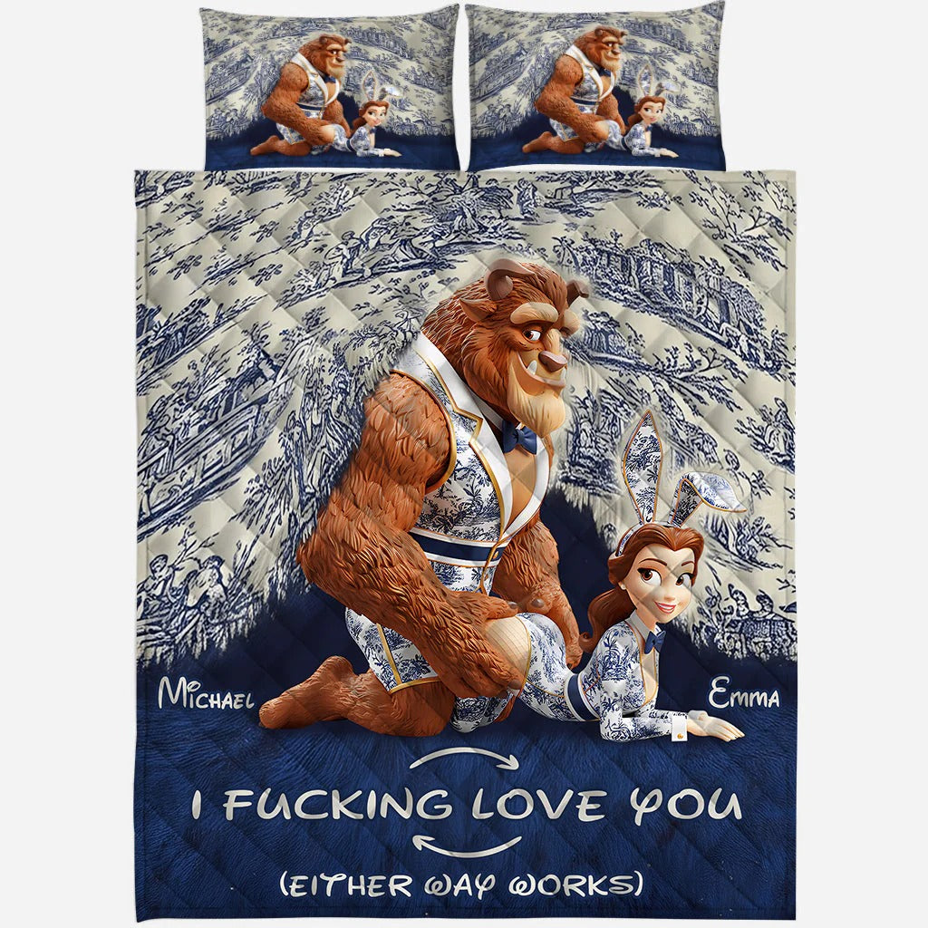 Couple Bedding Set - Personalized Couple Bedding Set
