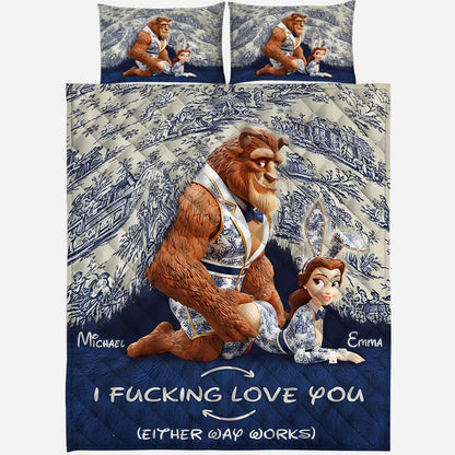 Couple Bedding Set - Personalized Couple Bedding Set