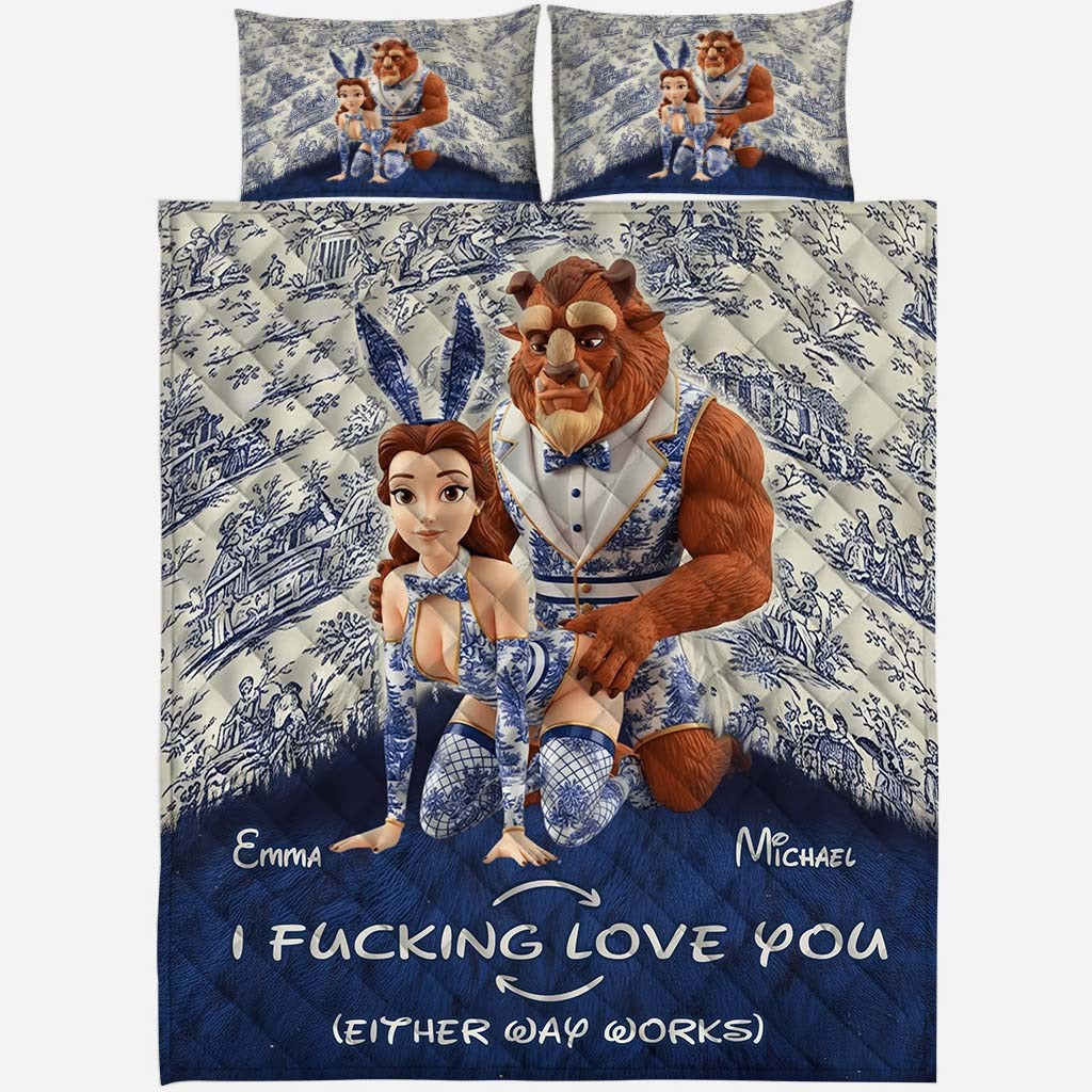 Couple Bedding Set - Personalized Couple Bedding Set
