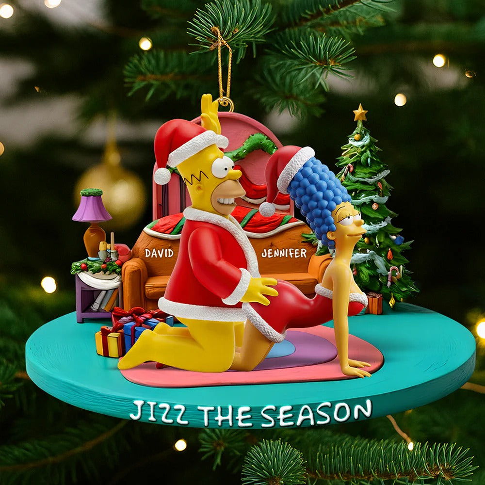 Couple Fun Christmas Ornament - Personalized Gifts For Couple Ornament