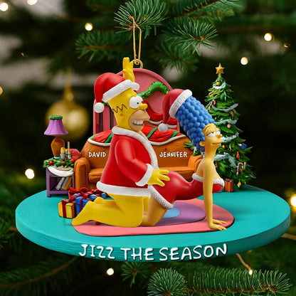 Couple Fun Christmas Ornament - Personalized Gifts For Couple Ornament