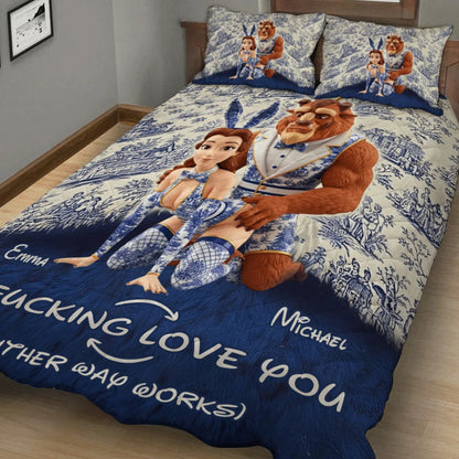 Couple Bedding Set - Personalized Couple Bedding Set