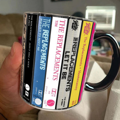 The Replacements Albums Cassette Collection Retro Accent Mug