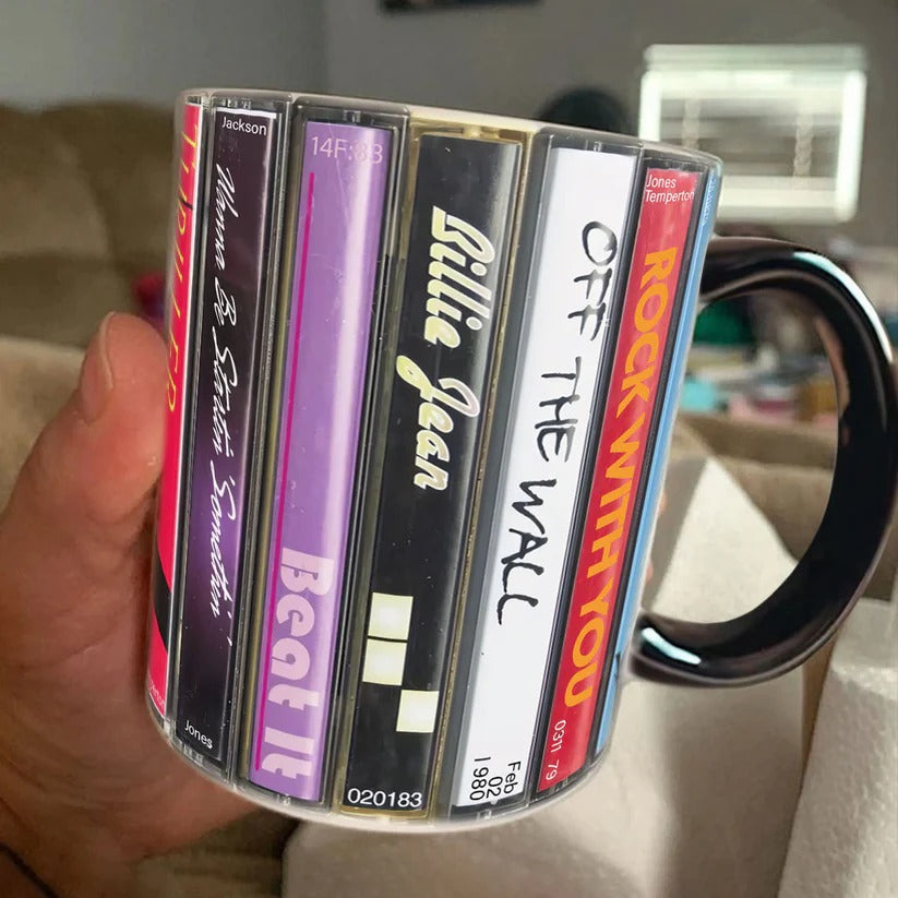 Michael Jackson Music Cassette Retro Collection Accent Mug