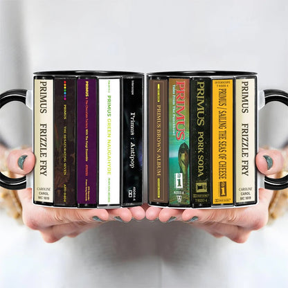 Primus Albums Cassette Collection Retro Accent Mug