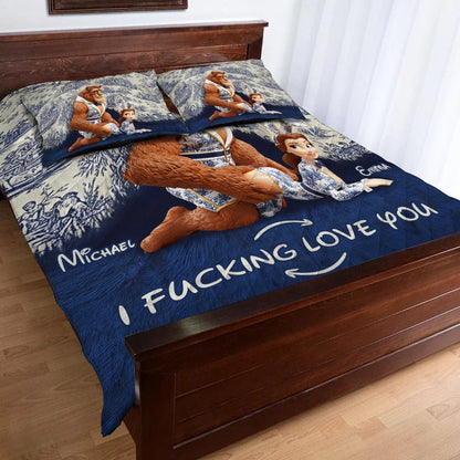 Couple Bedding Set - Personalized Couple Bedding Set