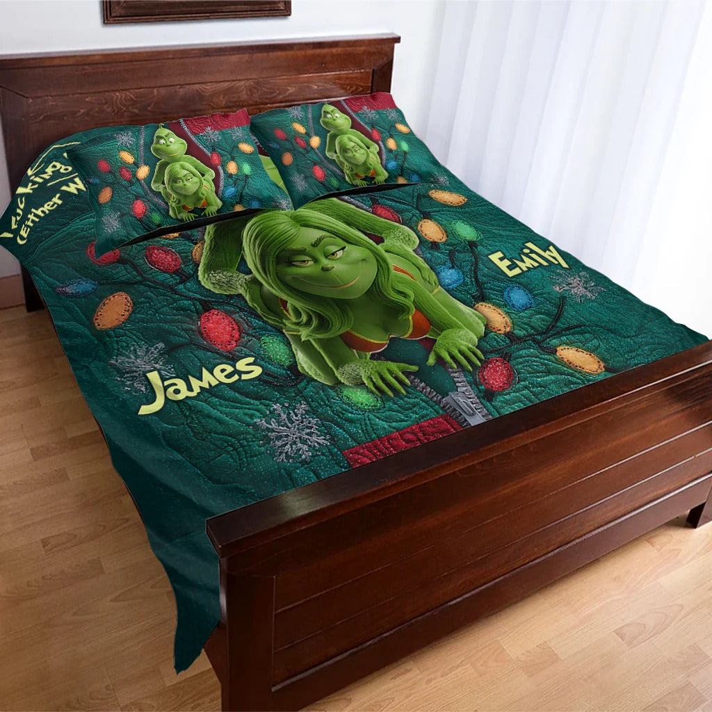 I Love You - Personalized Stole Christmas Bedding Set