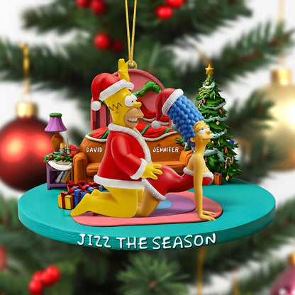 Couple Fun Christmas Ornament - Personalized Gifts For Couple Ornament
