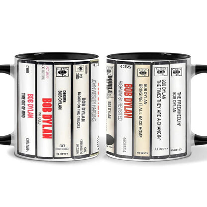 Bob Dylan Cassette Retro Collection Accent Mug