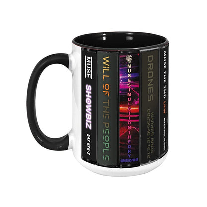 Muse Albums Cassette Collection Retro Accent Mug