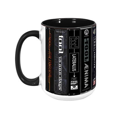 Tool Albums Cassette Collection Retro Accent Mug