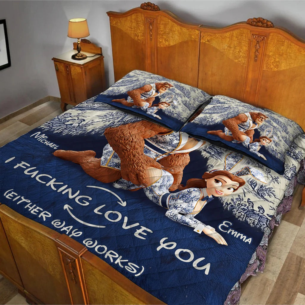 Couple Bedding Set - Personalized Couple Bedding Set